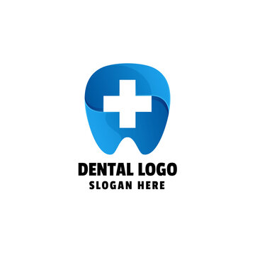 Dental Gradient Logo Template