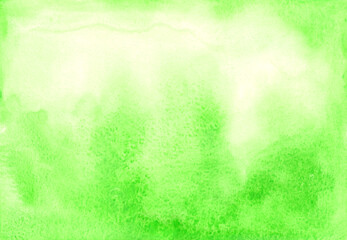 hand drawn green watercolor abstract background