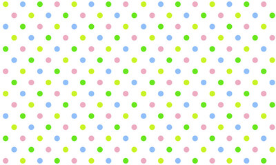 Bunte Pünktchen auf weißem Hintergrund Banner als Vorlage