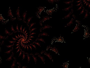 Fototapeta premium Imaginatory fractal background generated Image