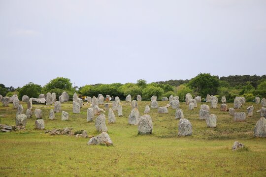 Carnac Stones In Bittany