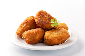 Tapa of croquetas or croquettes