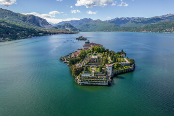 panorama lago maggiore, isola bella, isole borromee