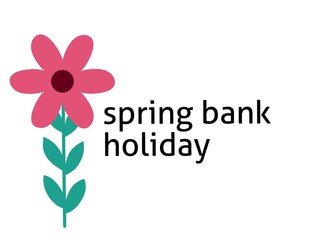 Illustration spring bank holiday