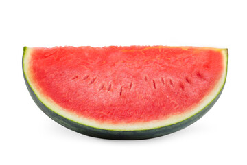Watermelon isolated. Slices of watermelon fruit isolated on white background.