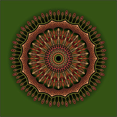 mandala art ornament for printing