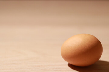 One egg on the table