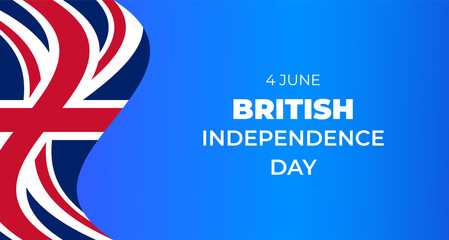 UK Flag Color Background Collection, British Style, United Kingdom Template. United Kingdom Independence Day with UK Flag.  British Independence Day background.