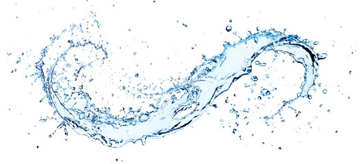 Splash Flow Water With Fresh Drops