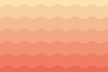 Cream orange gradient background. Organic shape. Abstract background. Vector geometric elements. Cream and pink wave background. Cream and orange wallpaper.