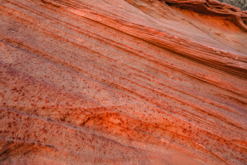 Naklejka premium Red Sandstone Rocks in a Canyon in Page, Arizona