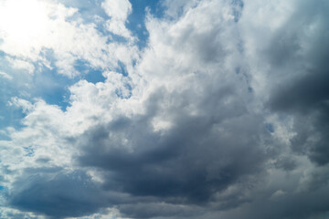 Fototapeta na wymiar A beautiful textured sky with clouds. Nature
