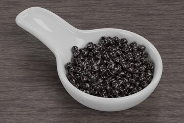 Realistic 3D Render of Black Caviar