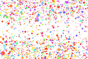 Light multicolor background, colorful vector texture with circles. Splash effect banner. Glitter silver dot abstract illustration with blurred drops of rain. Pattern for web page, banner,poster, card