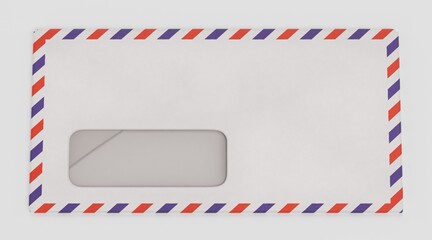 Obraz premium Realistic 3D Render of Paper Envelope