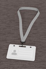 Realistic 3D Render of Name Badge