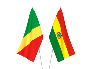 Bolivia and Republic of the Congo flags