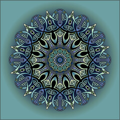 mandala art ornament for printing