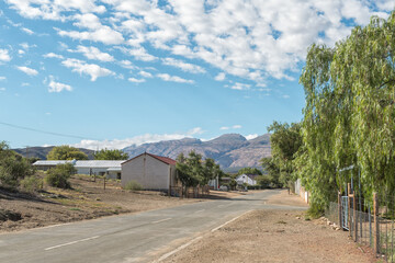 Street scene, with buildings in Klaarstroom