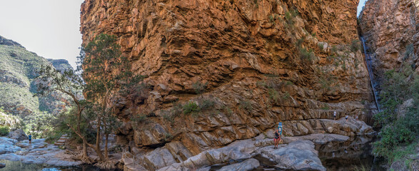 Panarama of the area at the Meiringspoort waterfall