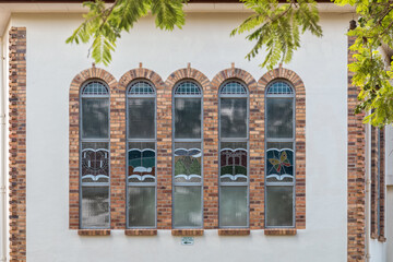 Windows of the Dutch Reformed Church in Schoemanshoek