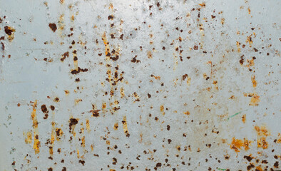 Abstract old galvanized metal wall texture with rust