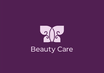 Butterfly Modern Logo for beauty logo.
