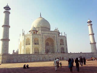 Naklejka premium Awasome TajMahal