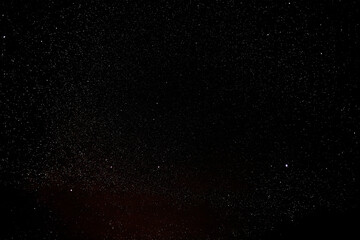 Stars on a clear and black sky