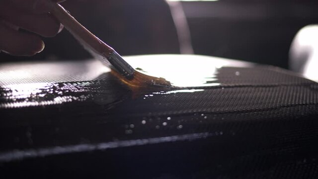 Carbon Fiber Fiberglass Wrap Factory Hand Painted Making