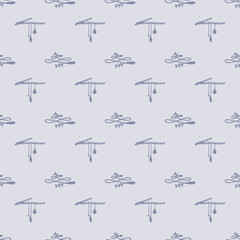 Pastel new years seamless patterns 