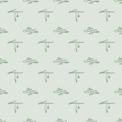 Pastel new years seamless patterns