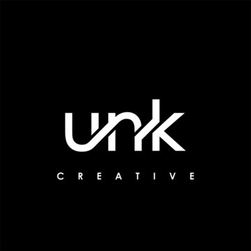 UNK Letter Initial Logo Design Template Vector Illustration