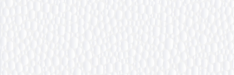 Vector abstract texture of  white styrofoam, polystyrene background.