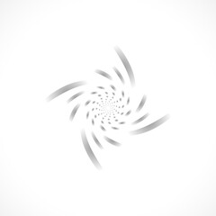 Fototapeta na wymiar Black abstract vector circle frame halftone dots logo emblem design. Round border Icon using circle dots texture.Vector illustration EPS 10