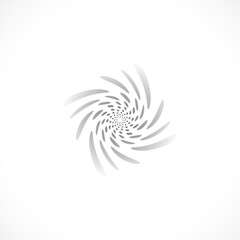 Black abstract vector circle frame halftone dots logo emblem design. Round border Icon using circle dots texture.Vector illustration EPS 10