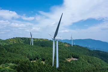 青山高原ウィンドファーム　風力発電