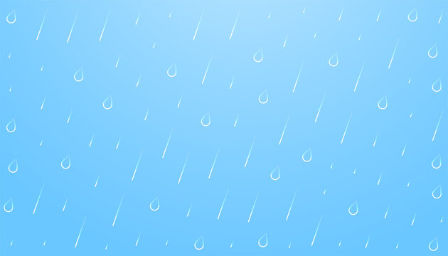 sky background with rainfall droplets