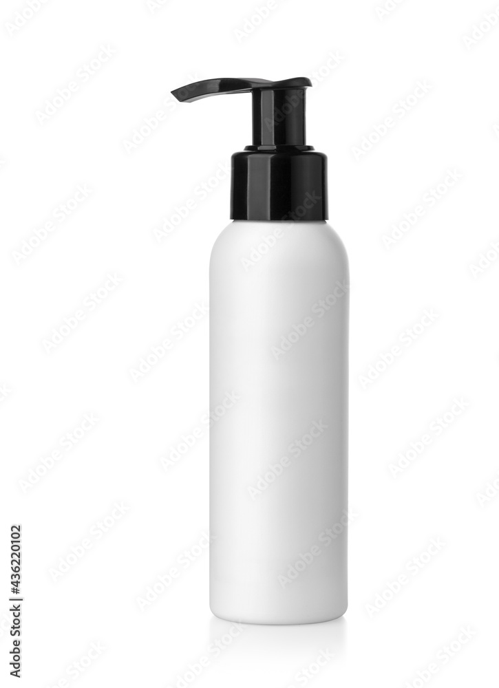 Sticker blank bottle for liquid cosmetics.