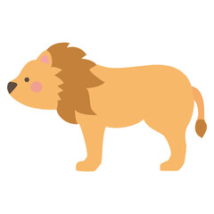 Obraz premium ライオン かわいいイラスト