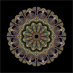 mandala art ornament for printing