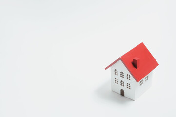 Miniature house. House model. ミニチュアの家。住宅模型
