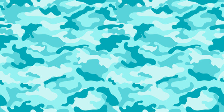 vector camouflage pattern for clothing design. Trendy  camouflage military pattern