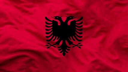 flag of albania - obrazy, fototapety, plakaty