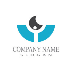 Branding Identity Corporate Eye Care vector logo design