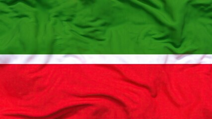 Tatarstan flag waving 4k 