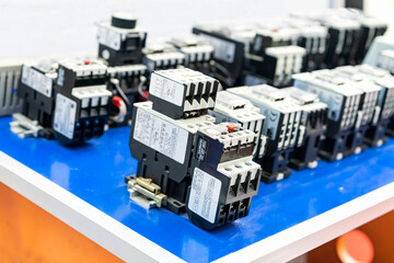 Many and various contactors and magnetic switch and overload relay for control electric equipment...
