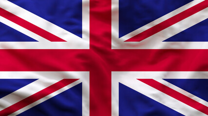 United Kingdom  flag waving 4k 