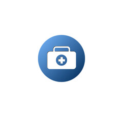 First aid kit icon. Vector illustration for graphic design, Web, UI, app.