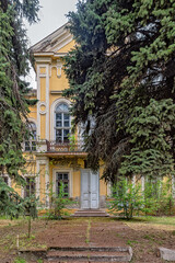 Čoka, Serbia - May 01, 2021: Lederer Castle, also known as 